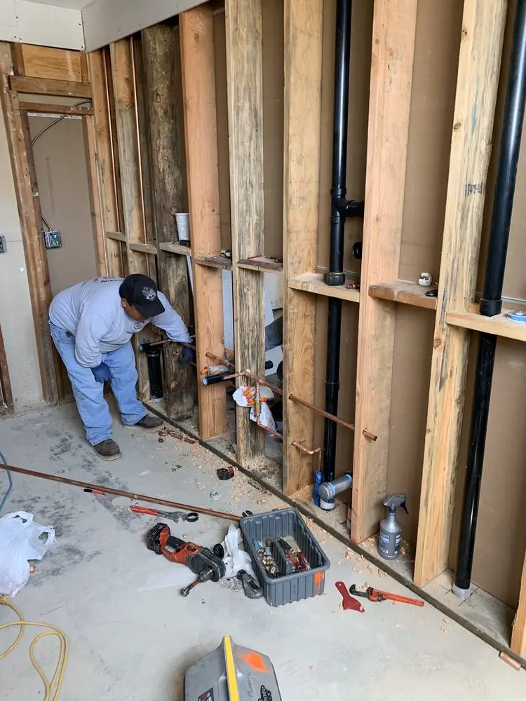 Commercial rough-in plumbing for Gas Line Repair in Eunice